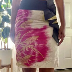 Vintage Anthropologie Floreat Skirt Size 0